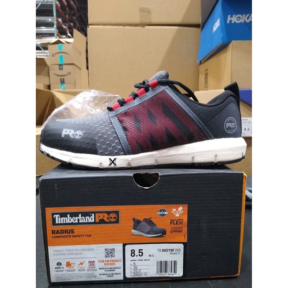 Timberland PRO Mens Powertrain Alloy Toe Work Shoe 8.5 Medium